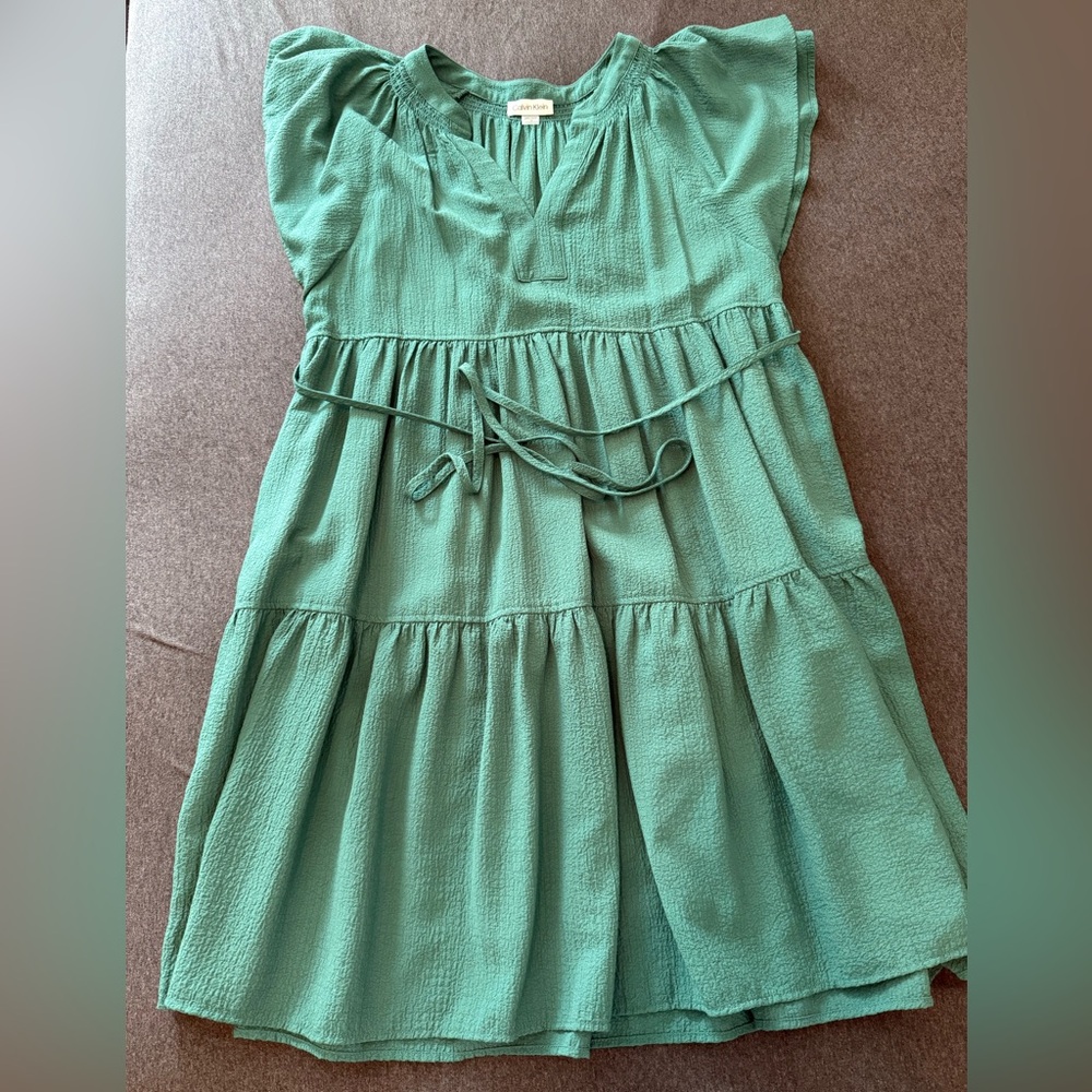 Calvin Klein Dress w/Pockets in Mint Green